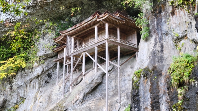 三徳山三佛寺の風景